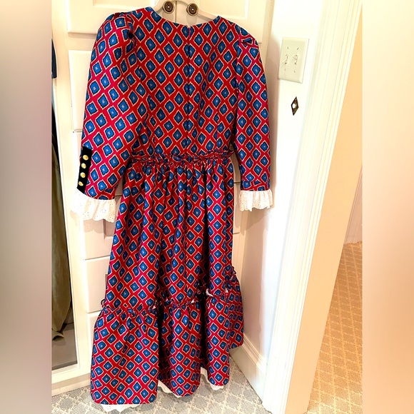 Hunter Bell Gillian Midi Dress Rouge size 
 4 - Picture 3 of 4